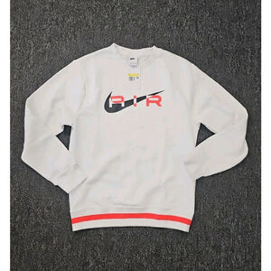 Nike Air Therma FIT Men's Summit White Fleece Sweatshirt Small